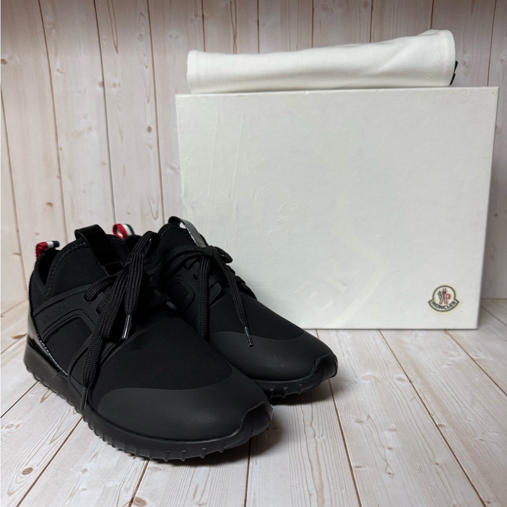 Moncler Meline Neoprene Low Top Sneaker Black sz 36.5 / 6.5